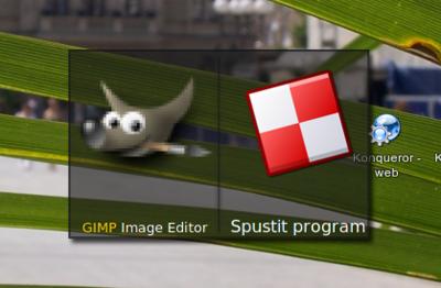Katapult před spuštěním GIMPu
