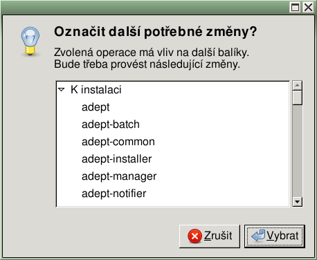 Instalace úlohy KDE4
