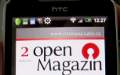 openMagazin v telefonu HTC