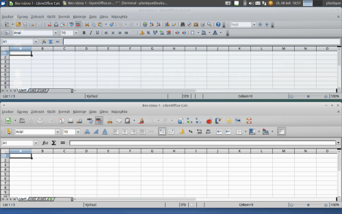 Calc v Apache OpenOffice a v LibreOffice