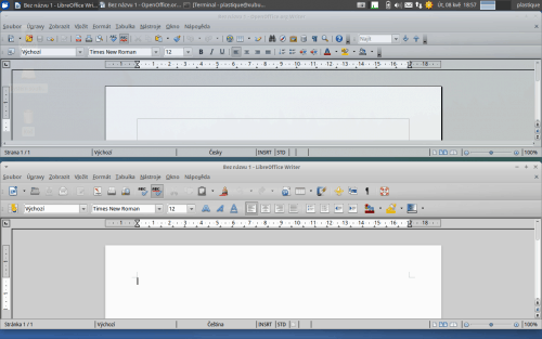 Writer v Apache OpenOffice a v LibreOffice
