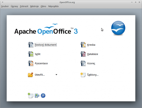 Startovací centrum Apache OpenOffice