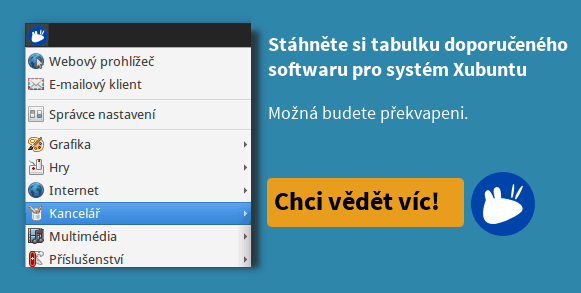 Xubuntu náhrada Windows Xp